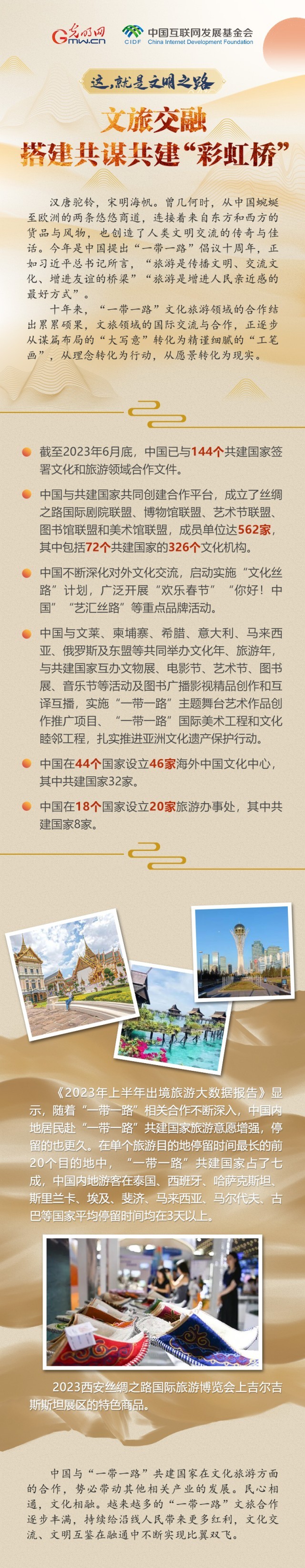 【大道共通】這，就是文明之路丨文旅交融 搭建共謀共建“彩虹橋”