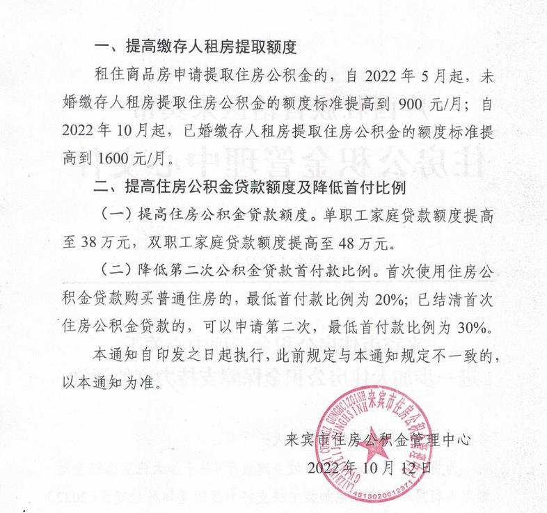 廣西來賓市住房公積金管理中心網(wǎng)站信息截圖。