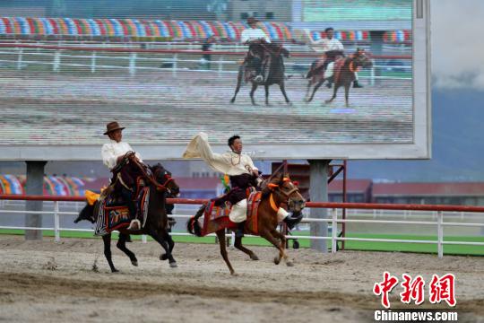 策馬奔騰西藏當(dāng)雄賽馬節(jié)“開跑”