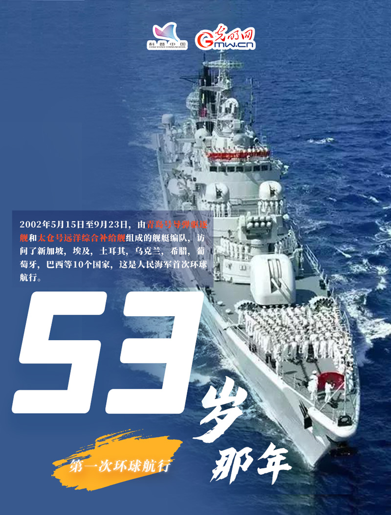 【海報(bào)】人民海軍，駛向深藍(lán)！