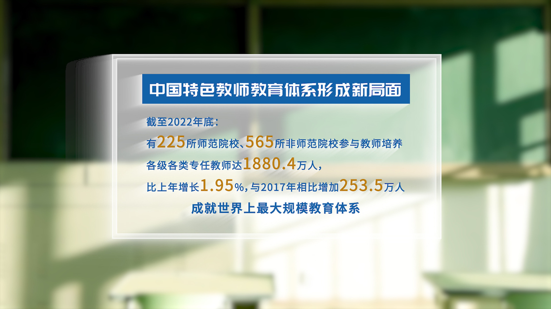 開學(xué)第一課丨【總書記的教書育人觀】建設(shè)教育強(qiáng)國，健全中國特色教師教育體系